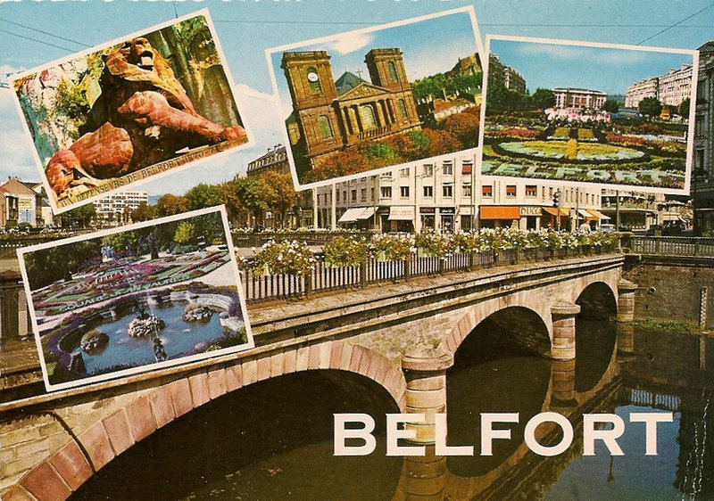 Belfort CPSM Pont Carnot