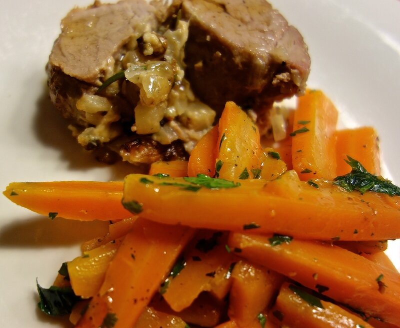 filet mignon farci poires-fourme d'Ambert