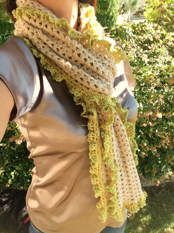 Echarpe volantée-laine-crochet-La chouette bricole (3)