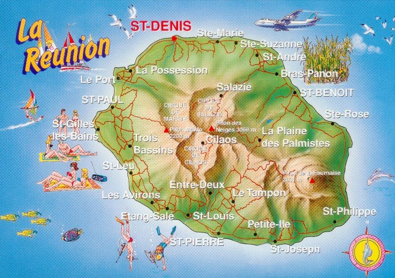 Cartes d'occupation du sol de l'île de La Réunion – Dinamis