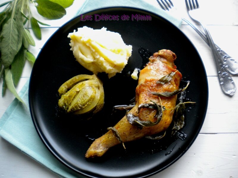 Cuisses de poulet au beurre de sauge 3