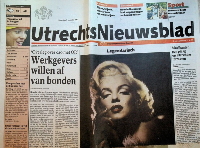 2002 Utrechts Nieuwsblad Pays bas