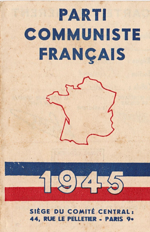 1945-Carte du PCF
