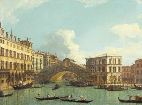 Giovanni Antonio Canal, il Canaletto, Venice, the Rialto Bridge