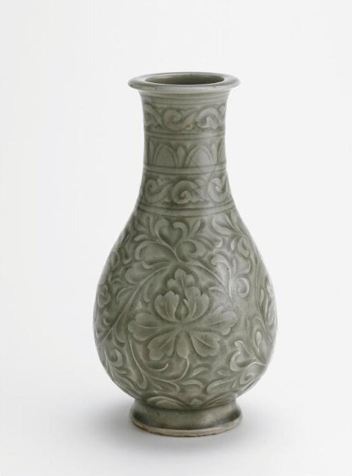 Vase, Stoneware with celadon glaze, Yaozhou ware,Northern Song dynasty, 11th-early 12th century, Freer Gallery of Art, F1919