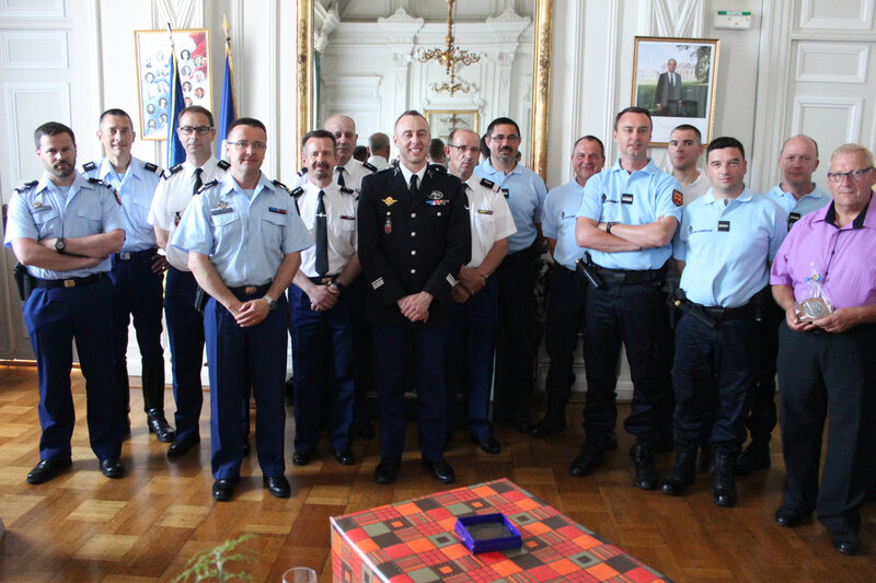 Arnaud Beltrame-Avranches-juin-2014-départ-gendarmerie