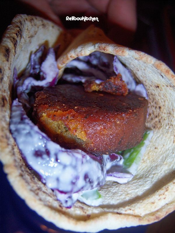 Sauce Tarator et un wrap libanais aux falafels recettes WRAP MEXIPOLO