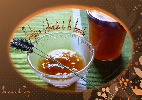 confiture d'abricots à la lavande