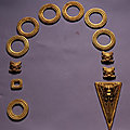 Gold waist <b>belt</b> decoration, Western Zhou dynasty (1046-771 BC)