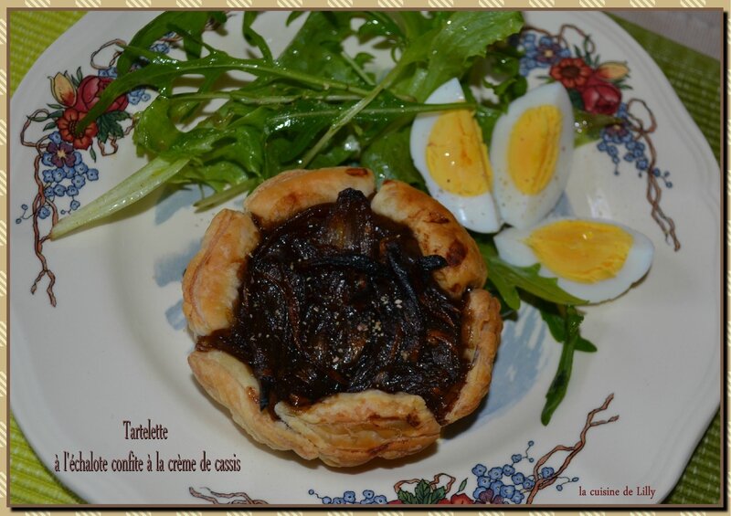 tartelette echalote