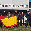 Le cadeau d'<b>Adrien</b> <b>Salenc</b> aux sapeurs-pompiers d'Arles...