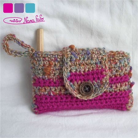 porte carte crochet bicolore01