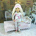 <b>Effner</b> Little Darling doll clothes patterns 13 inch dolls pajamas tutorial pants blouse and sleep mask