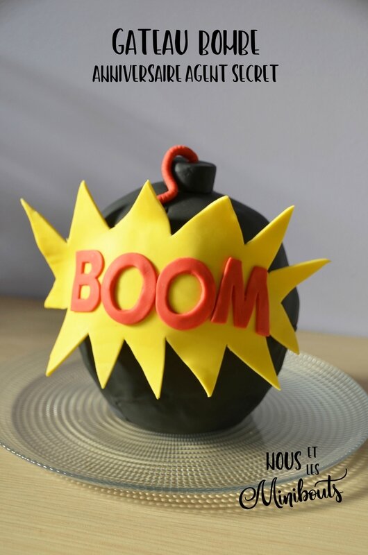gâteau bombe BOOM