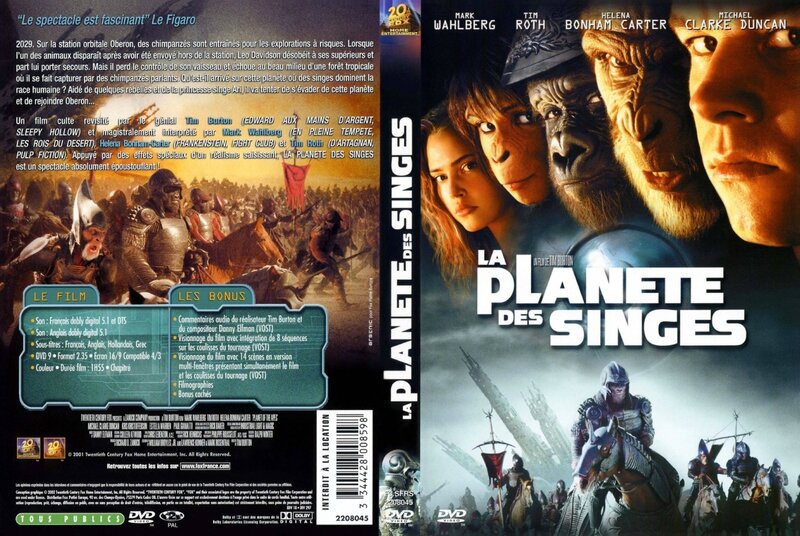 Jaquette La Planète des Singes (2001)