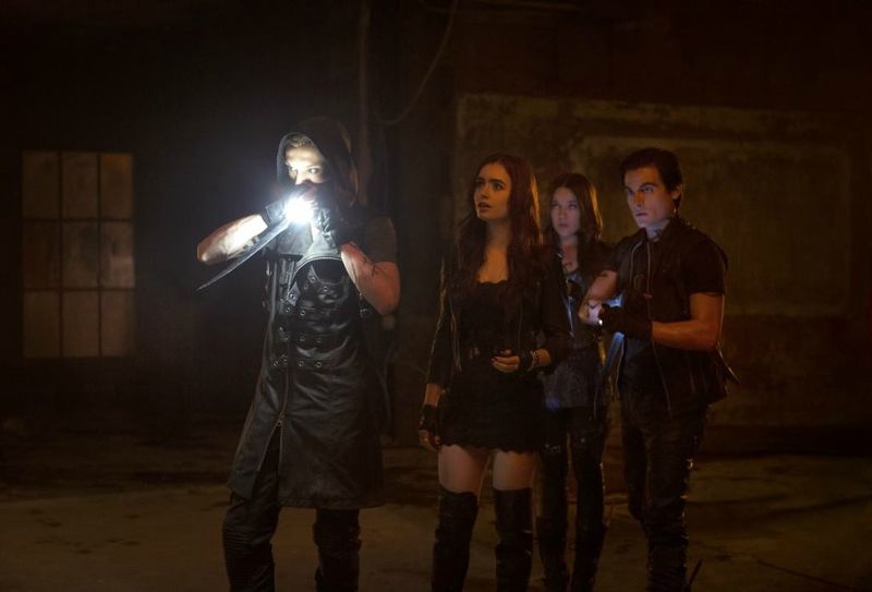 Jace, Clary, Alec and Isabelle Shadowhunters City of Bones