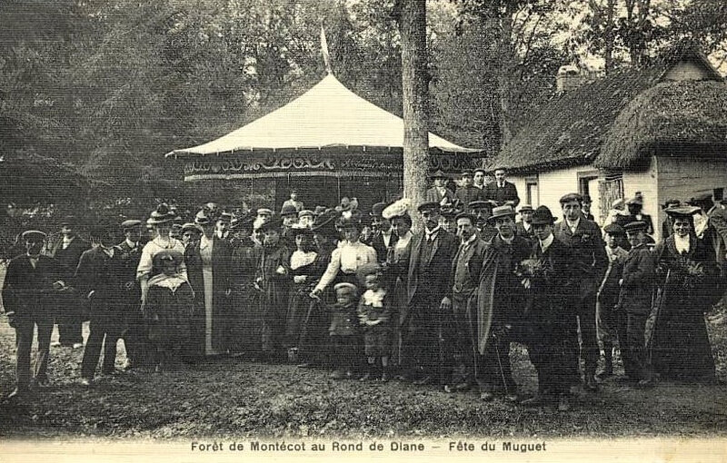 CPA Montécot Eure & Loir Fête du muguet