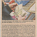 42e Salon toutes collections à Belfort, article de L’<b>Est</b> <b>Républicain</b> annonçant la manifestation de ce dimanche 22 mai