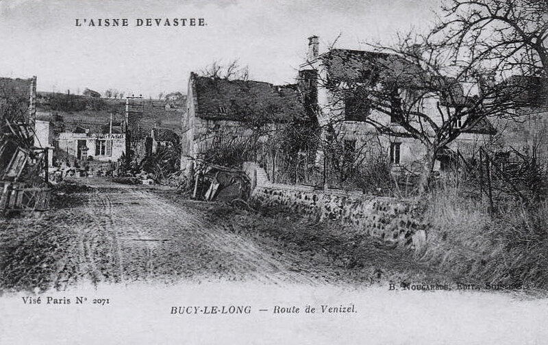 Bucy-le-Long, Aisne dévastée