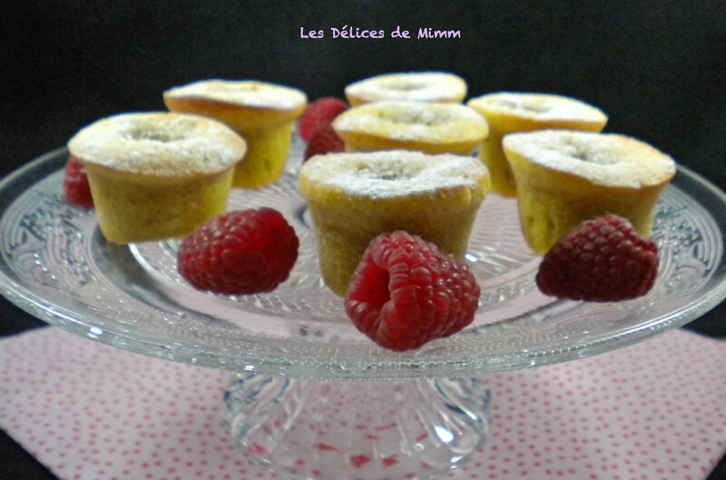 Petits moelleux pistache-framboise 5