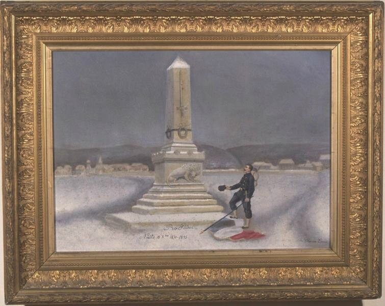 Chanin-Cornu, hommage aux soldats disparus 1895