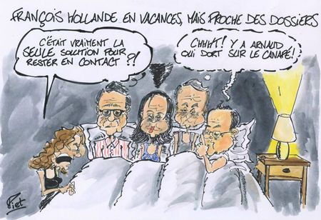 Vacancs François Hollande