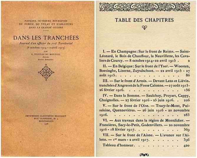 Dans les tranchées