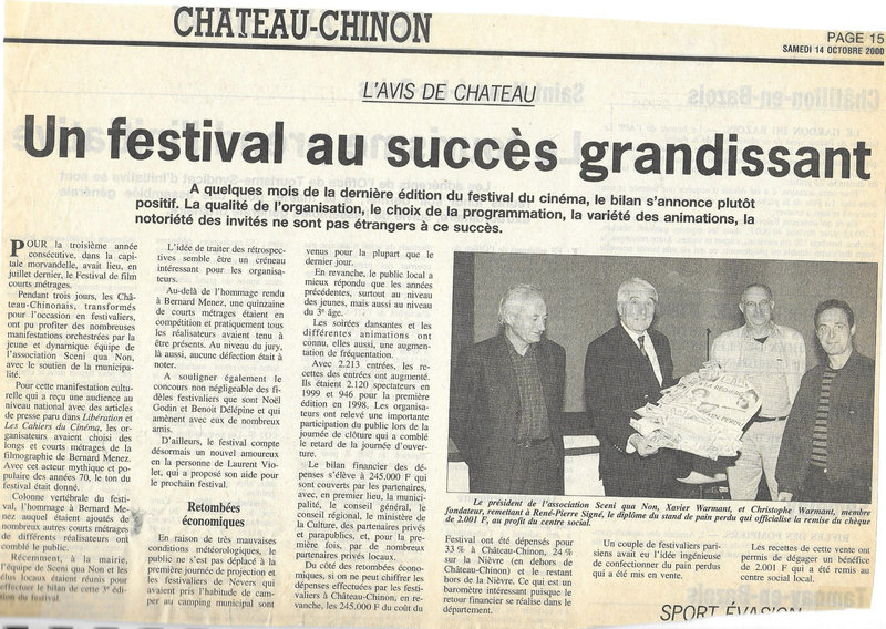 Festival L'Avis de Château, 2000