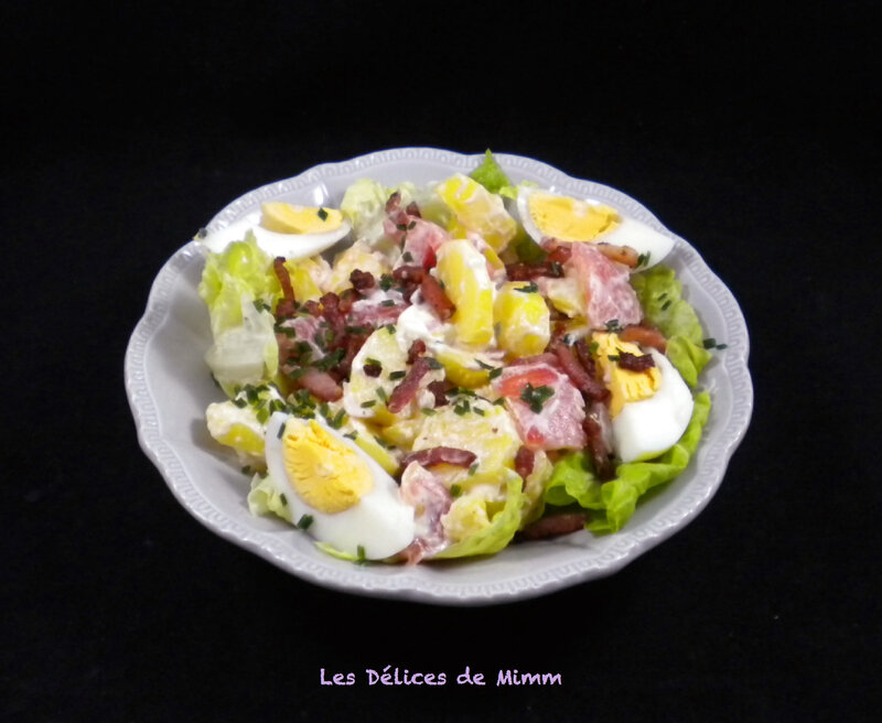 Salade froide de pommes de terre aux lardons 5