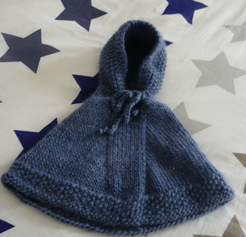 comment tricoter une cape pour bebe