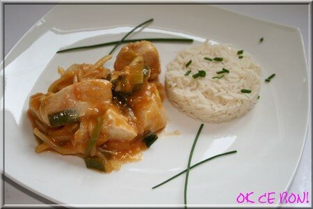 Poulet à la mangue et au poireau recettes plats Salade de mangue et de poulet tiède du Pacifique