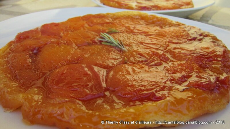 TARTE TATIN ABRICOT ROMARIN