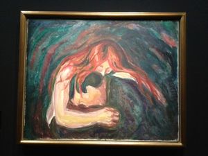 L'ange du Bizarre, le romantisme noir- Edvard Munch, Vampire 1893-1894