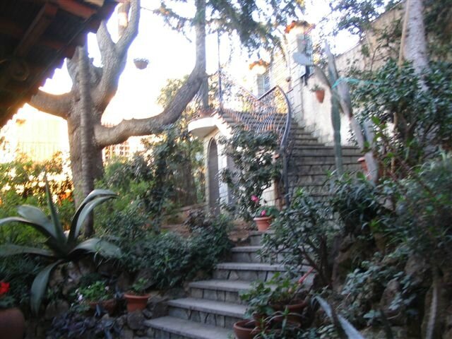 Scala ingresso giardino