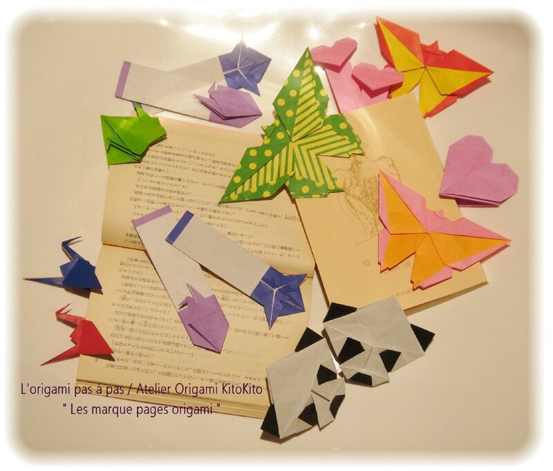 Atelier Origami KitoKito Les Marque-pages