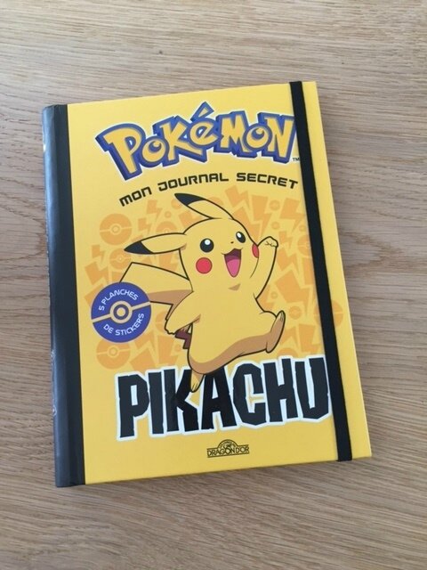 mon journal secret pokémon pikachu