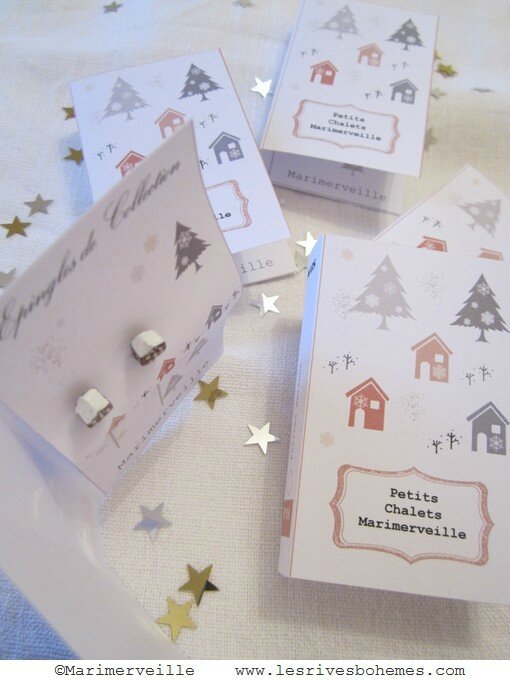 Marimerveille épingles maisons 14 chalets de Noël