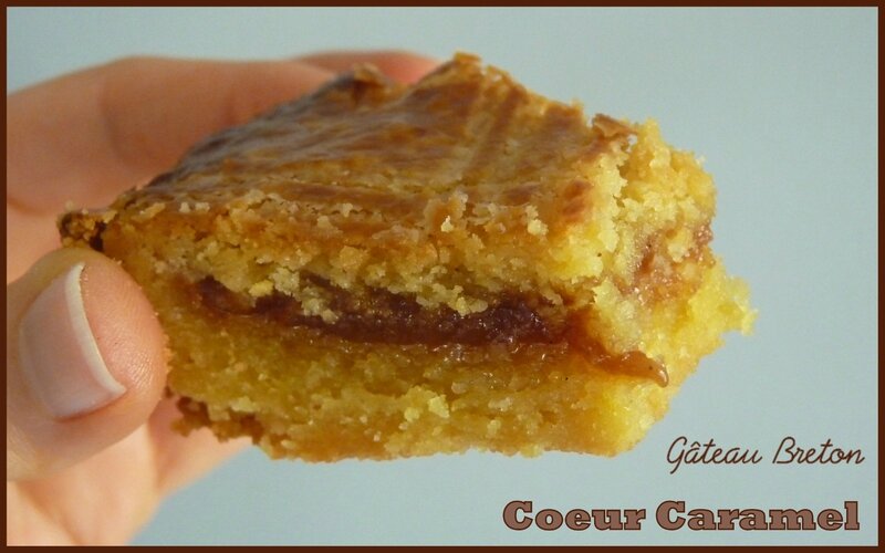 gâteau breton coeur caramel