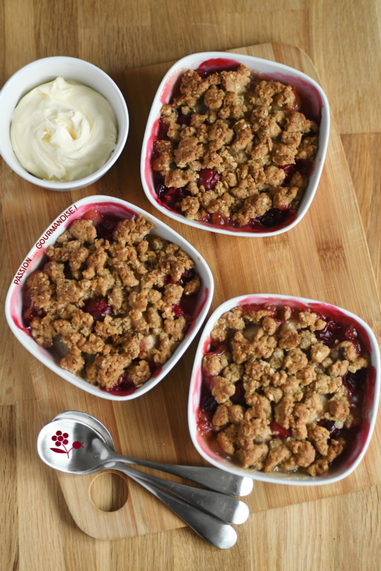 Crumble poire & canneberge_4