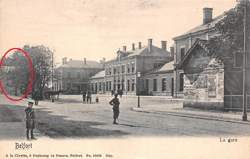 Belfort CPA Av Gare n°4 Gare Cour Sud R2