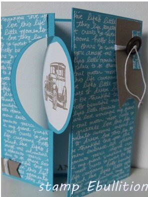 carte voiture stampin up