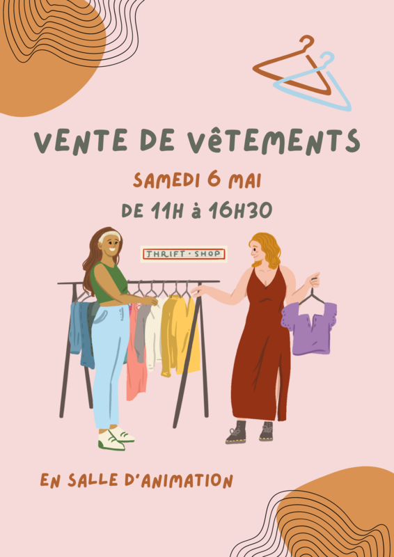 Vente de vêtements