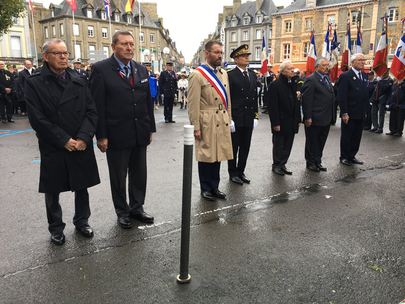 commémoration_Centenaire_Armistice_Avranches_2018_David Nicolas_Gilles Traimont_place Littré