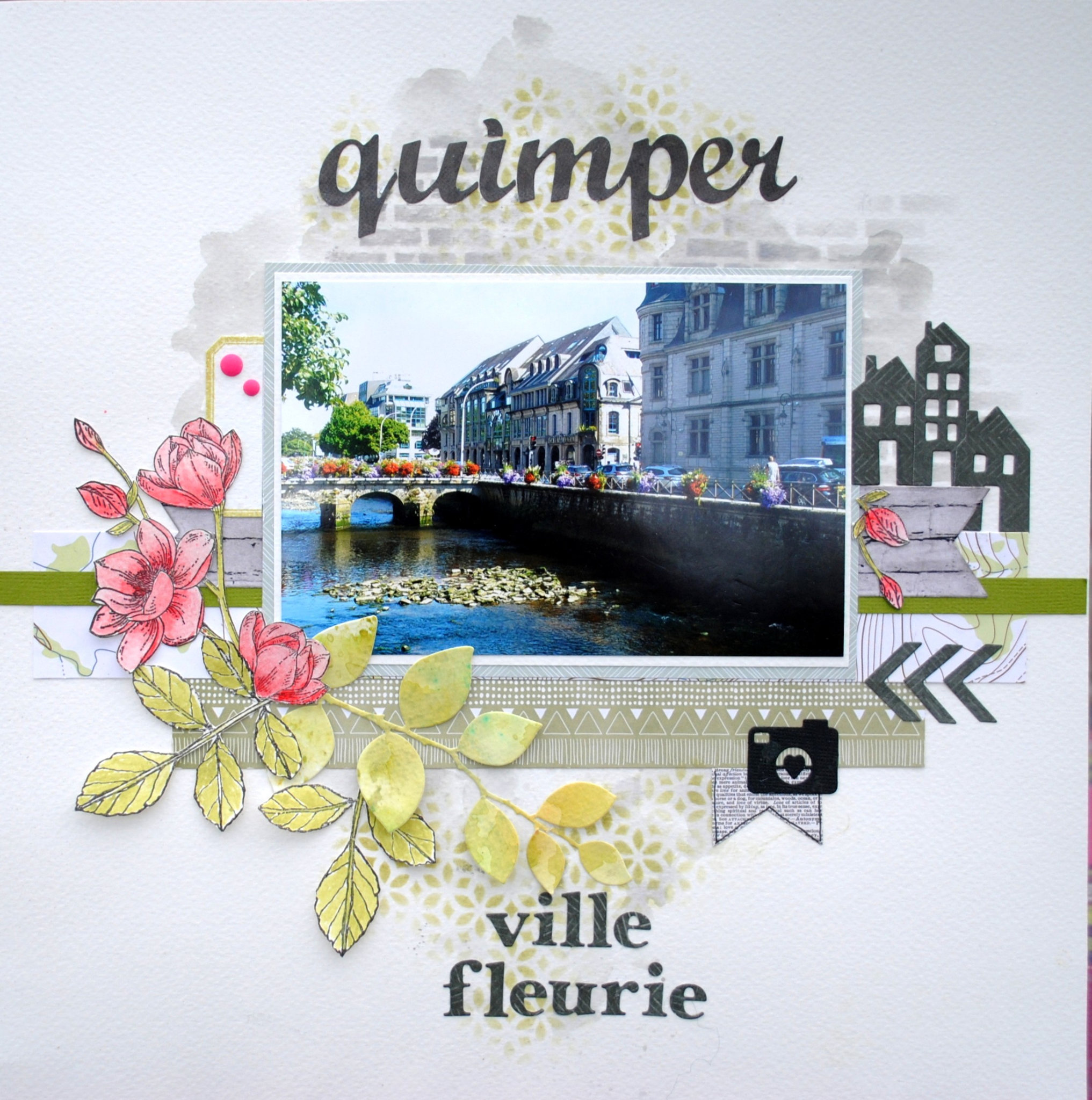 Quimper ville  fleurie