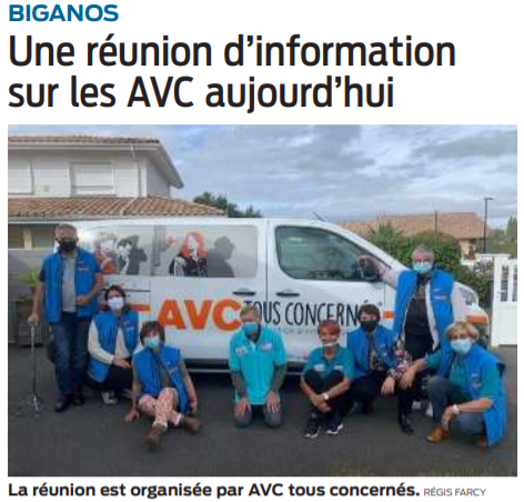 2021 12 27 SO Biganos Une réunion d'information sur les AVC aujourd'hui