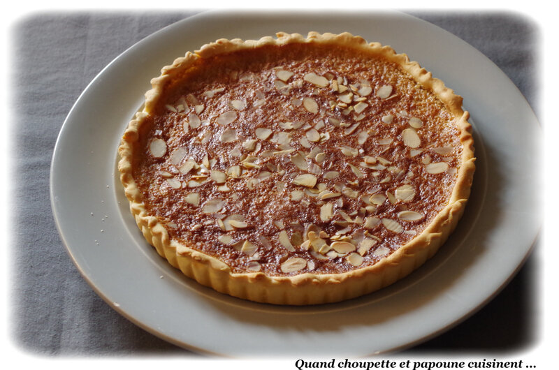 tarte aux amandes et bananes-8205