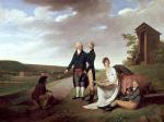 toile Christophe-Philippe-Oberkampf-and-family-in-front-of-his-factory-at-Jouy-1803-xx-Louis-Leopold-Boilly