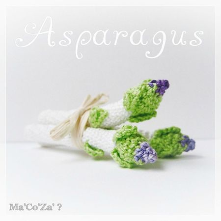 Asparagus botte d'asperges au crochet