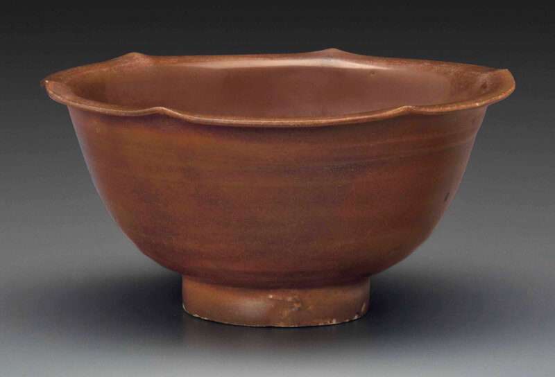 A russet-glazed Yaozhou bowl, Northern Song Dynasty, 11th century