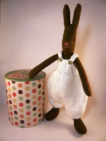 vêtements pour poupée tissu small lapin maileg